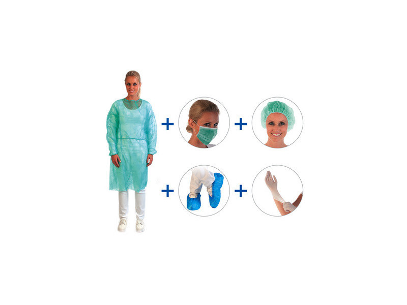 HYGOSTAR Kit de protection SARM II, 5 pièces, vert