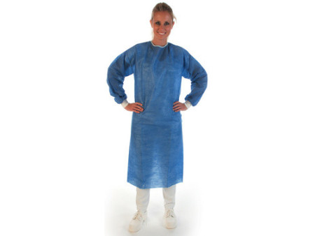 HYGOSTAR Blouse chirurgicale SMS, bleu, L