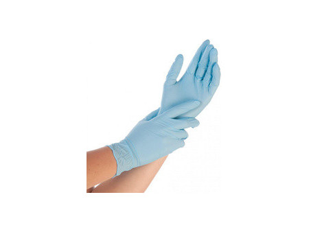 HYGONORM Gant nitrile ALLFOOD SAFE, XL, sans poudre, bleu