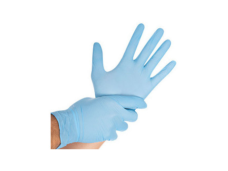 HYGOSTAR Gant d'examen SAFE VIRUS, M, bleu