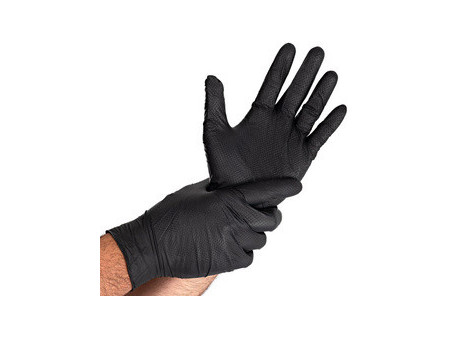 HYGOSTAR Gant en nitrile DIAMOND GRIP, XL, orange