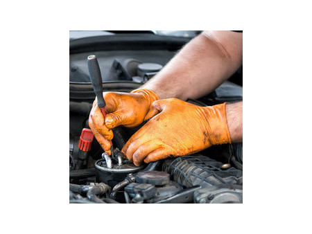 HYGOSTAR Gant en nitrile DIAMOND GRIP, L, noir