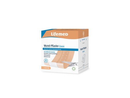 Lifemed Pansement 'Classic', couleur chair, 1000 mm x 60 mm