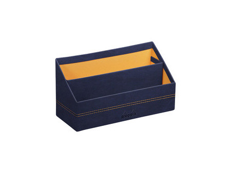 RHODIA Porte-courrier, en simili cuir, chocolat