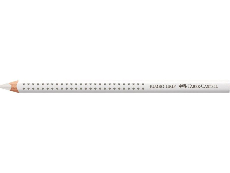 FABER-CASTELL Crayon de couleur JUMBO GRIP, blanc