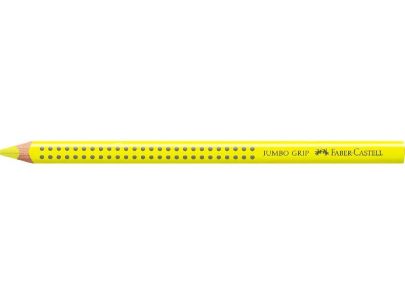 FABER-CASTELL Crayon de couleur JUMBO GRIP, jaune citron