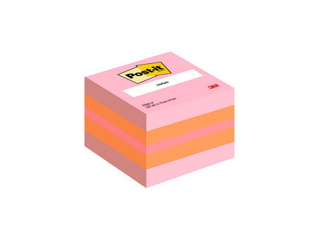 Post-it Bloc-note cube notes mini, 51 x 51 mm, multicolore