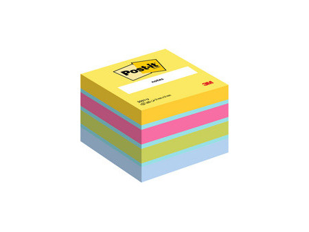 Post-it Bloc-note cube notes mini, 51 x 51 mm, multicolore