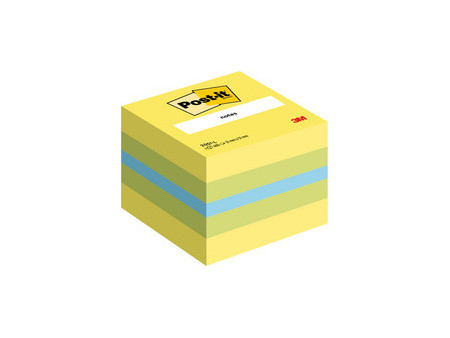 Post-it Bloc-note cube notes mini, 51 x 51 mm, multicolore