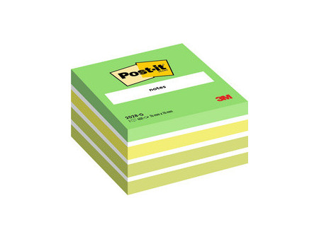 Post-it Bloc-note cube notes, 76 x 76 mm, pink