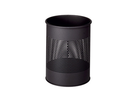 DURABLE Corbeille papier METAL, ronde, 5 litres, gris
