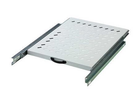 DIGITUS étagère 19', 1U, extensible, profondeur: 525 mm,