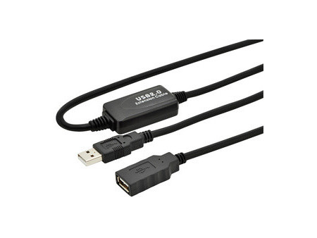 DIGITUS Câble de rallonge USB, mâle-femelle, 10 m,USB-A mâle