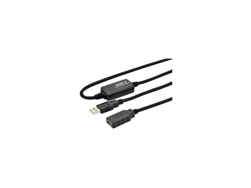 DIGITUS Câble de rallonge USB, mâle-femelle, 10 m,USB-A mâle