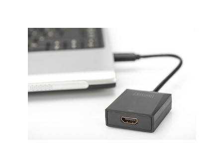DIGITUS Adpatateur vidéo USB 3.0 - HDMI, noir