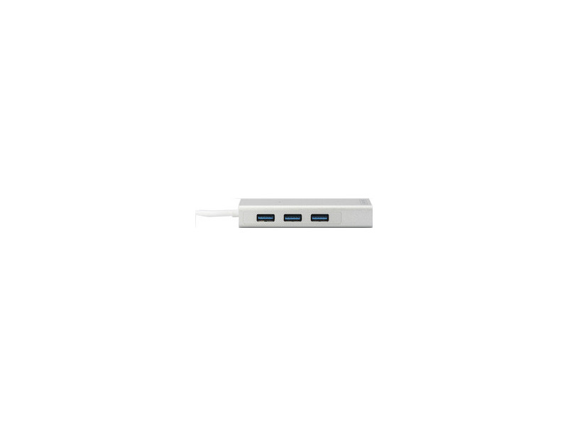DIGITUS Hub USB 3.0 & adaptateur LAN Gigabit, 3 ports