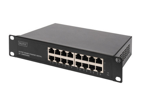 DIGITUS Commutateur 10' Gigabit, 16 ports, unmanaged