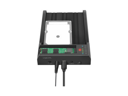 LogiLink Station d'accueil USB 3.2 Gen 2 disque dur, noir