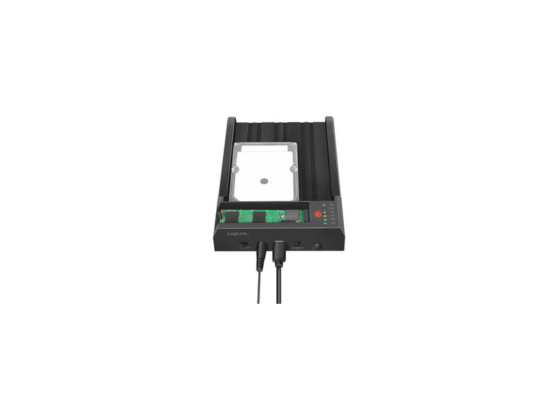 LogiLink Station d'accueil USB 3.2 Gen 2 disque dur, noir