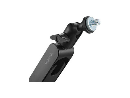 LogiLink Bras de microphone professionnel Boom, noir
