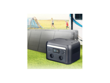 LogiLink Chargeur mobile/Powerstation, 600 watts, noir