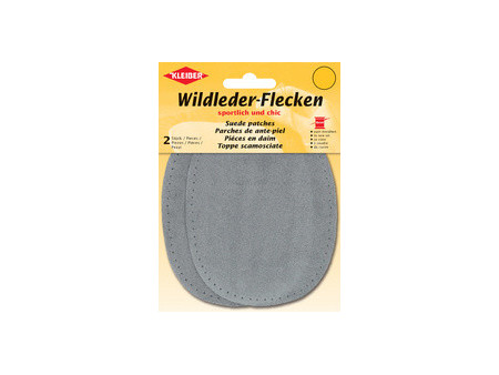 KLEIBER Patch à coudre en daim, 155 x 100 mm, noir