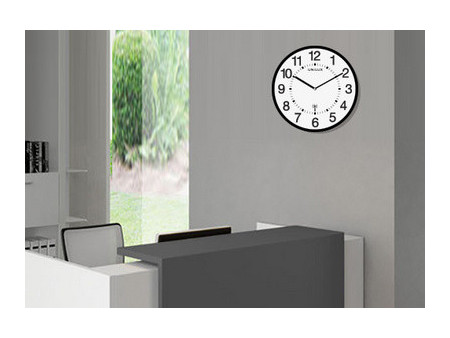 UNiLUX Horloge murale radio-pilotée 'MAXI WAVE', argent