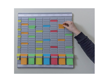 FRANKEN Tableau planning à fiches 'OfficePaner', 7 modules