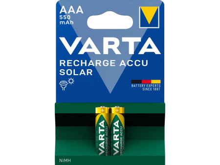 VARTA Pile NiMH 'RECHARGEA ACCU Solar', Micro (AAA/HR03)