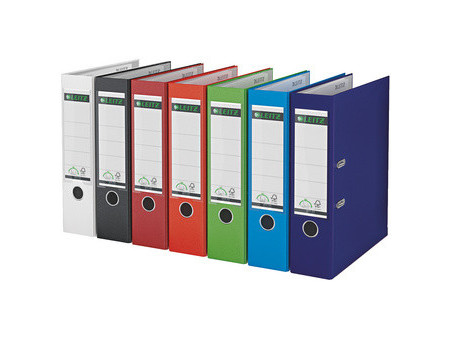 LEITZ Classeur à levier 180 degrés, format A4, 80 mm, vert