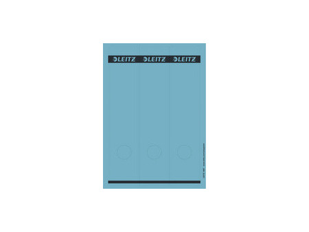 LEITZ Etiquette pour dos de classeur, 61 x 285 mm, bleu