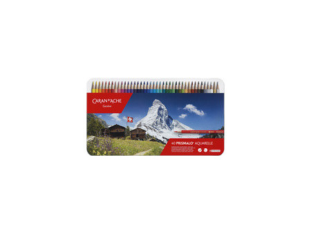 CARAN D'ACHE Crayon de couleur PRISMALO Aquarelle, 30 pièces
