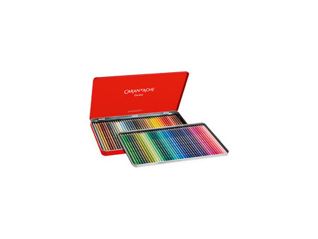 CARAN D'ACHE Crayons de couleur SUPRACOLOR, étui métal de 18