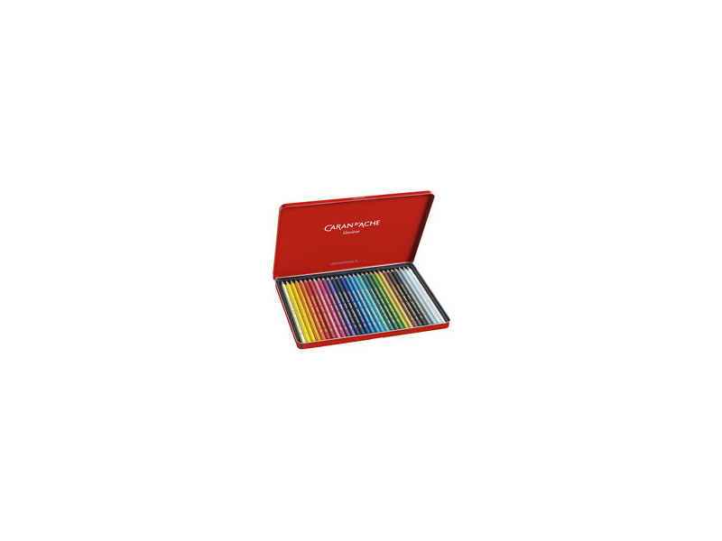 CARAN D'ACHE Crayons de couleur SUPRACOLOR,étui métal de 120