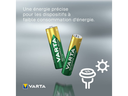 VARTA Pile NiMH 'RECHARGEA ACCU Solar', Micro (AAA/HR03)