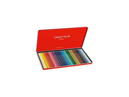 CARAN D'ACHE Crayons de couleur SUPRACOLOR,étui métal de 120