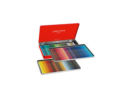 CARAN D'ACHE Crayons de couleur SUPRACOLOR,étui métal de 120
