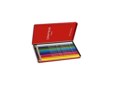 CARAN D'ACHE Crayons de couleur SUPRACOLOR,étui métal de 120