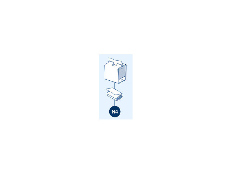 TORK Xpressnap Serviette, 213 x 330 mm, blanc
