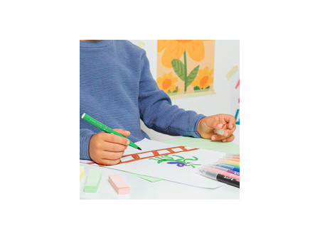 BIC KIDS Feutre Visaquarelle, boîte ronde de 18