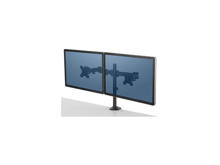 Fellowes Bras support pour écran double Reflex, noir