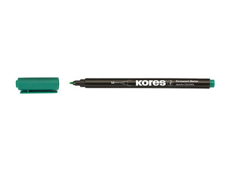 Kores Marqueur permanent 'K MARKER FINE', M, vert