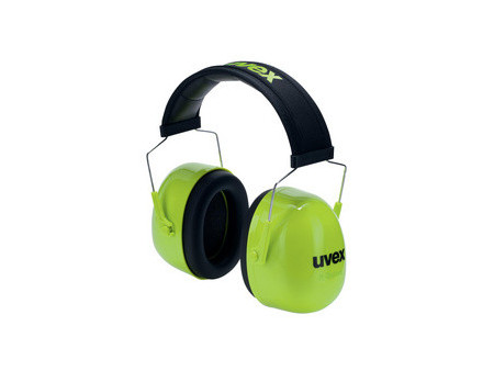 uvex Coquille anti-bruit K4, vert fluo