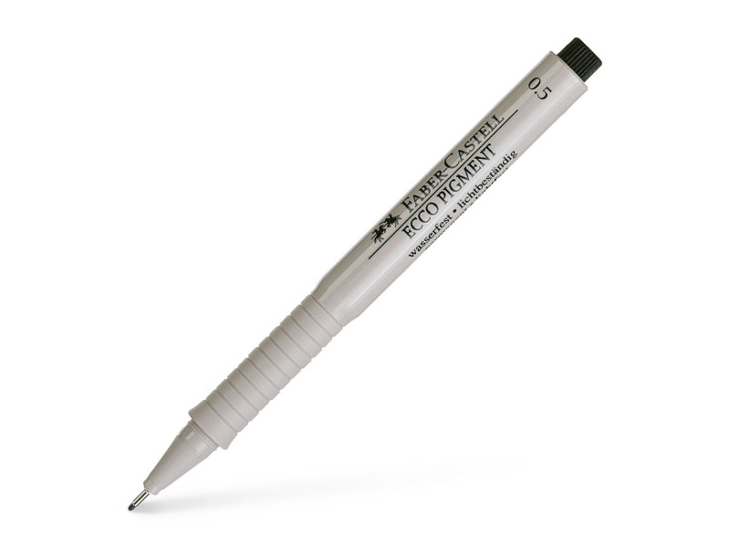 FABER-CASTELL Stylo feutre ECCO PIGMENT 0,5 mm, noir