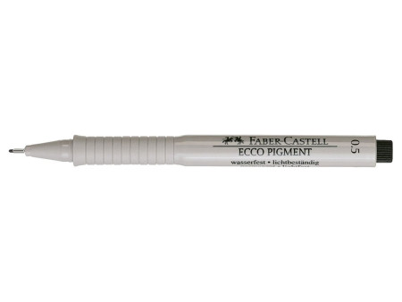 FABER-CASTELL Stylo feutre ECCO PIGMENT 0,5 mm, noir