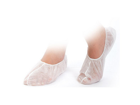 HYGOSTAR Chaussettes jetables, taille: 43 - 50, blanc
