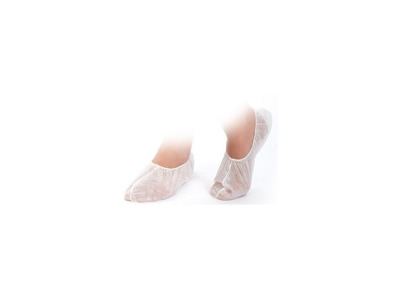 HYGOSTAR Chaussettes jetables, taille: 43 - 50, blanc
