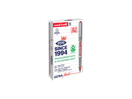 uni-ball Stylo roller eye fine UB157E, VALUE PACK, noir