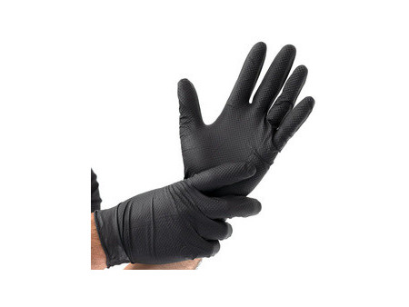 HYGOSTAR Gant en nitrile 'POWER GRIP', XL, noir