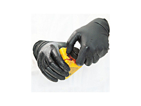 HYGOSTAR Gant en nitrile 'POWER GRIP', M, noir